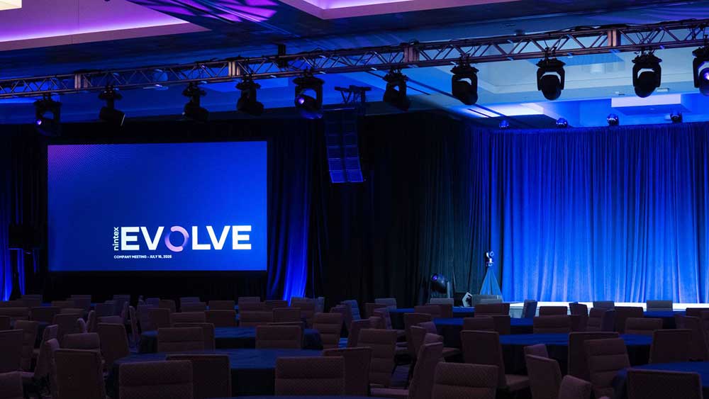 Evolve presentation title slide